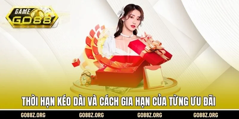 Thời hạn kéo dài và cách gia hạn của từng ưu đãi