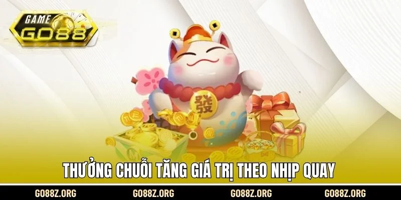 Thưởng chuỗi tăng giá trị theo nhịp quay